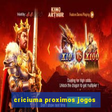 criciuma proximos jogos